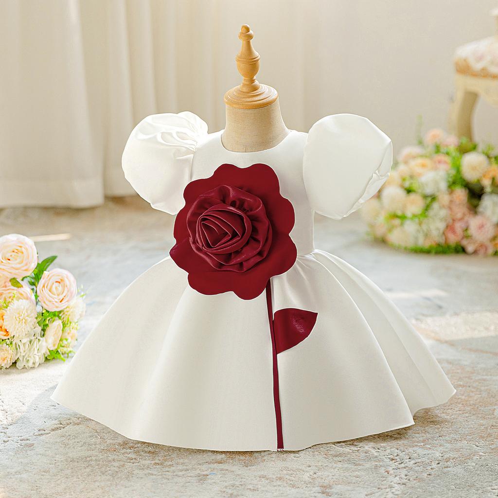 0-3Y Christmas Dress Newborn Baptism Wedding Dress for Baby Girl First Birthday Party Wear Toddler Girl Christening Gown Clothes L3026