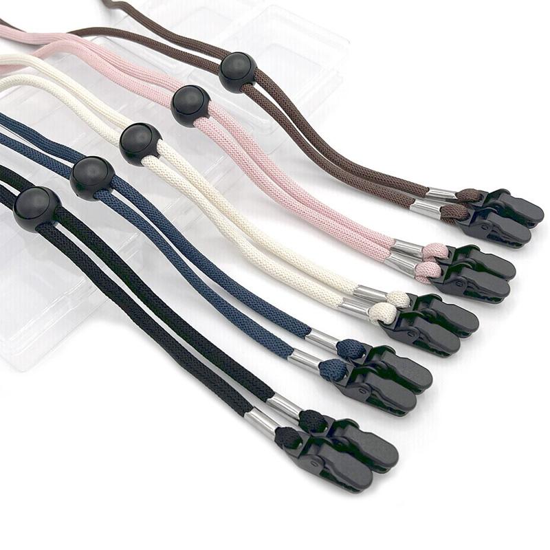 1PC Hat Retainer Anti-lost Anti-drop Rope Elastic Windproof Hat Strap Removable Mask Lanyard Hat Chin Cord Hat Strap Clips