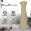 Pyramide Heaterhoes 420D Heavy Duty Waterdicht Winddicht Beschermer Buiten Staande Terrasverwarmerhoes Voor Gazon Dek Tan Tuin