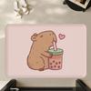 Cute Capybara Pattern Door Mat Polyester Kitchen Entryway Rug Bathroom Bedroom Entrance Doormat Indoor Outdoor Home Carpet