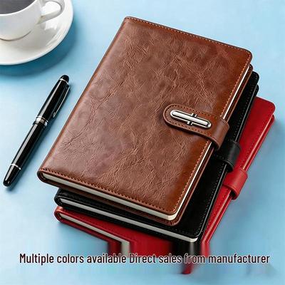 A5 PU Leather Magnetic Buckle Business Notebook Gift Set