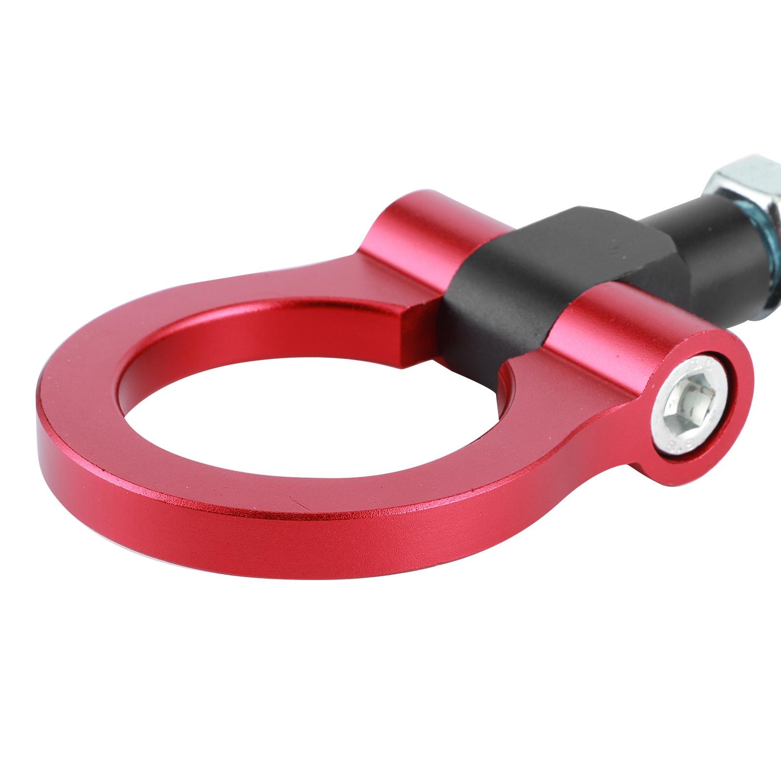 Heavy Duty Tow Hook Red Folding   Racing Car Refitting Fit for     2012‑2017