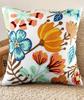 1pc Embroidered Throw Pillow Cover - 18x18 Decorative Pillow Cover with Zipper Aesth