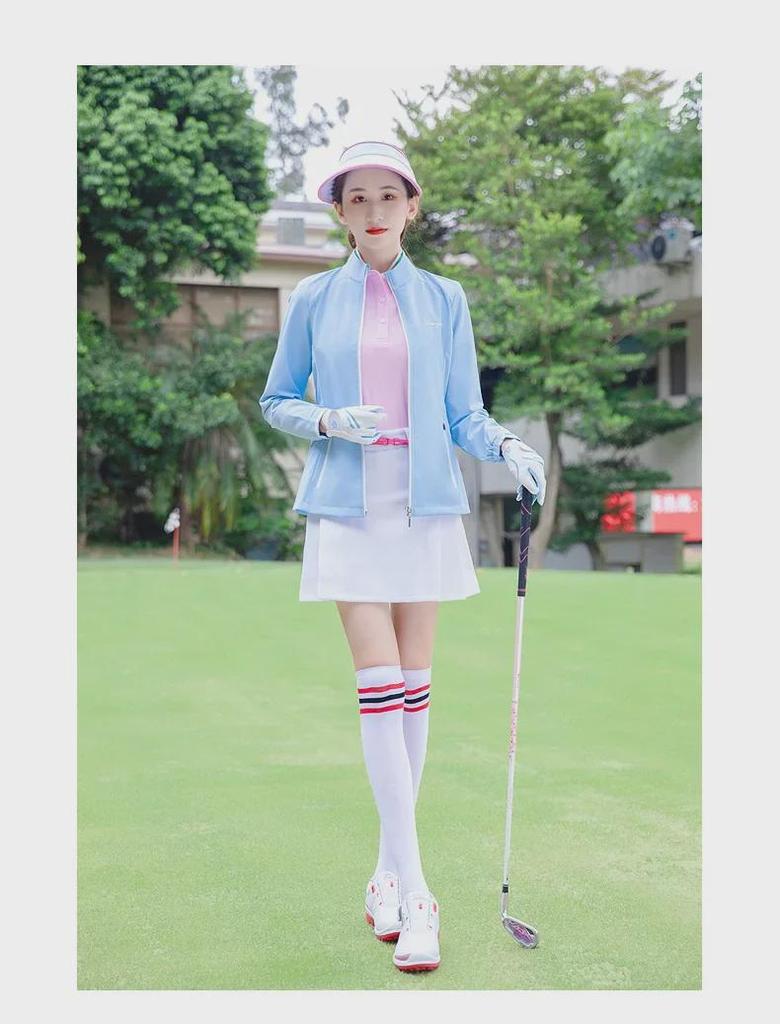 Yeni Kadın Golf Ceket - Sonbahar/Kış, Rüzgar Geçirmez, Su Geçirmez, Dar Kesim, Sıcak, Rahat Spor Stili