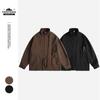 BUILTTOLAST Men's Retro Stand-Up Collar Jacket – Versatile Casual Autumn Outerwear