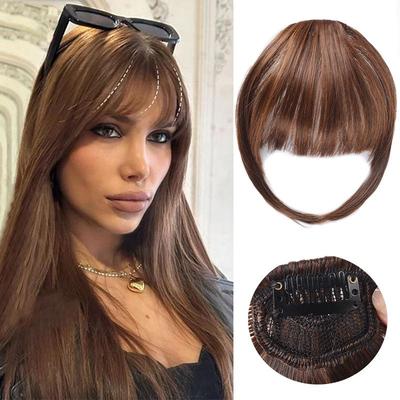 Sideburns Air Bangs Wigs Women's Synthetic Wigs Invisible and Traceless Easy To Wear Natural and Suitable for Any Occasion