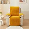 1pcs Seater Non-Slip Lamb Plush Recliner Sofa Mat Relax Armchair Covers Solid Color Dog Pet Kids Sofa Protector For Home Decor