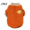 Elastic Pet Clothes Cartoon Fruit Embroidery Pattern Keep Warmth Close Fitting Good Elasticity Dogs Sweater for Winter Two-leg