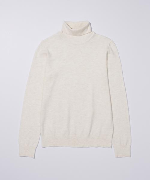 210EDIT Men'S Cashmere Blended Turtleneck Knit [Oatmeal]_Zz4Sw012