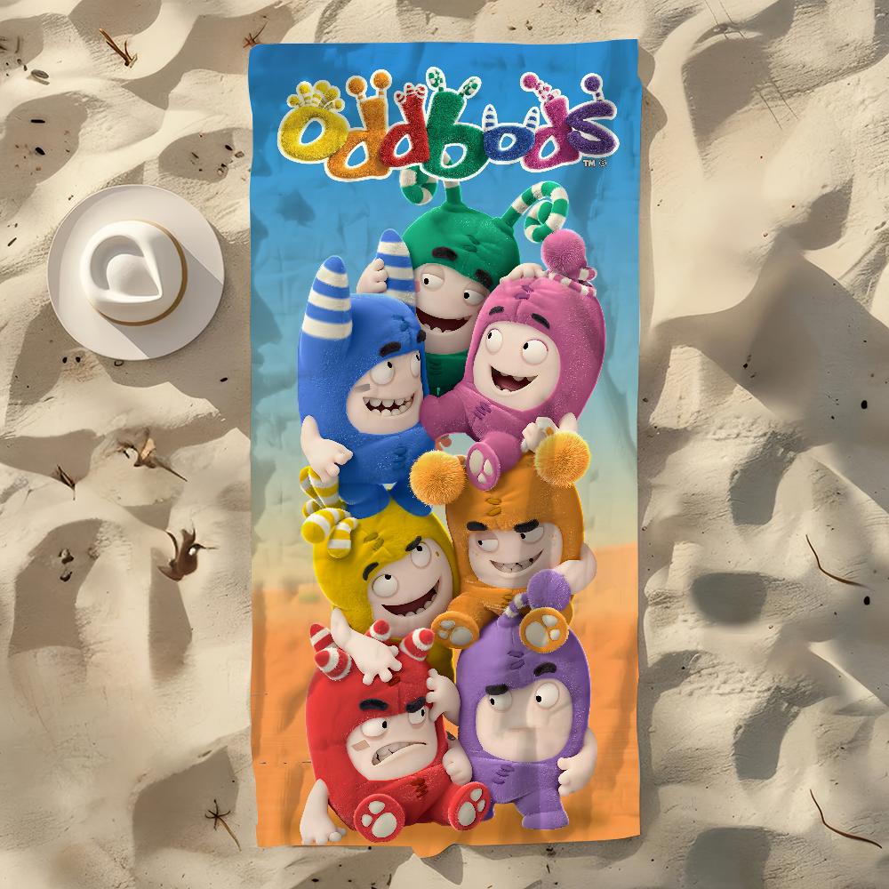 Asciugamano Morbido Divertente Cartone Animato Carino Piscina Regalo Per Viaggio O-Oddbods-S Palestra Doccia Campeggio Asciugatura Rapida Sportivo Grande Asciugamano da Spiaggia