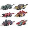 6Pcs Dinosaur Pull-Back Toy Cars, Kids Interactive Dinosaur Race Game Vehicle Playset, No Battery Required