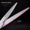 Handmade Round-Tip Scissors for Paper Cutting - Stainless Steel, Portable for Office, Art, and Kitchen Use