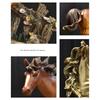 Resins Standing Horse Figurine Sculpture 12Inch Tall Tabletop Decoration for Living Room or Study Aesthetic Appeal