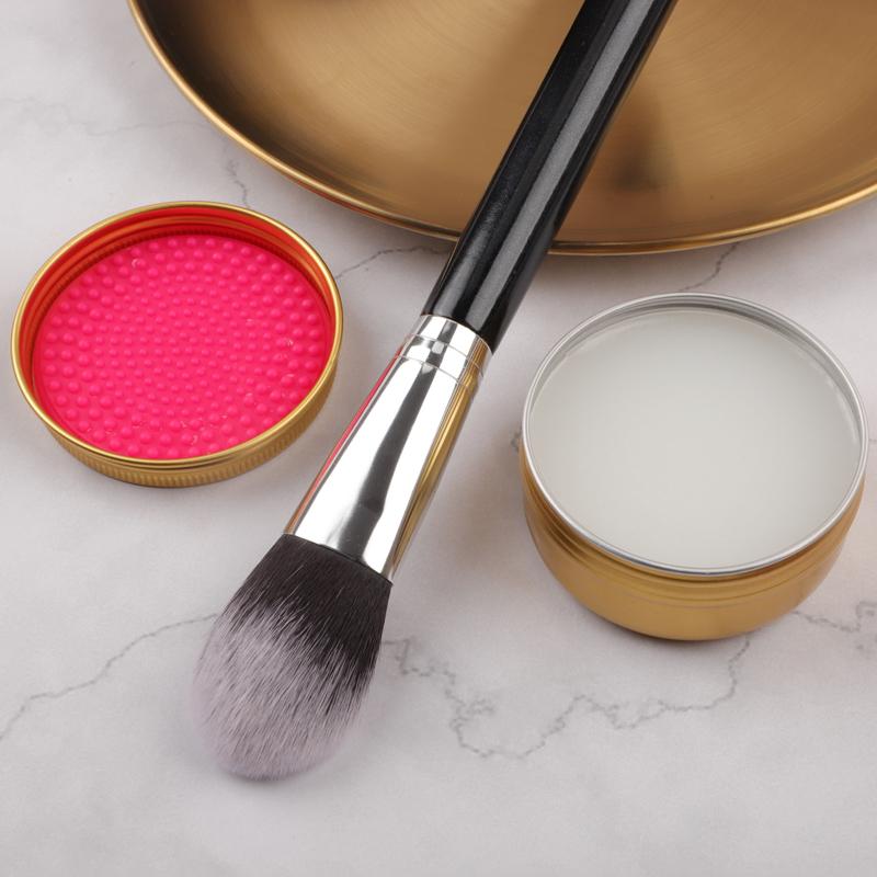 HMU Private Label Custom Vegan Solid Makeup Brush Cleaner Cleaning Soap for Makeup Brushes
