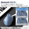 ELECOM Wireless Bluetooth Medium 5 AskDoctors EX-G Mouse, Quiet, Size, Buttons, Multi-Pairing, Certified, Antibacterial, Blue, M-XGM30BBSKBU
