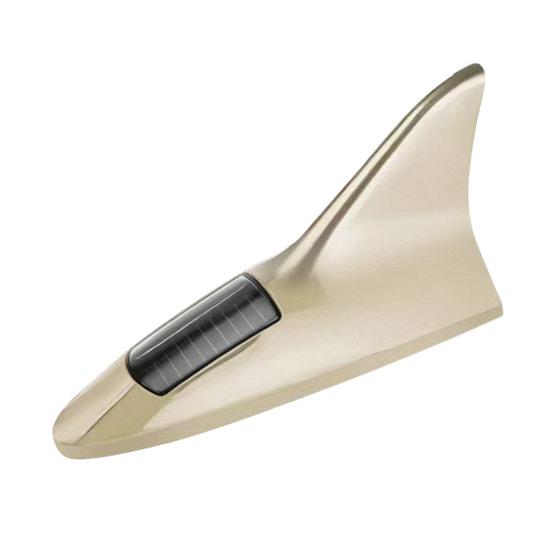 Solar Shark Fins Antenna Light for Car Roof Top LED Warning Lamp with Magnetic Mount Waterproof Auto Tail Decorative Night Safety Light for Cars