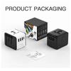 4 USB Ports Universal Travel Adapter High Speed GaN Travel Adapter  Worldwide Use