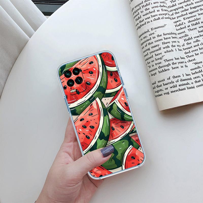 BH12 Cartoon Fruit Watermelon Phone Case for Motorola Moto G40 G04 G05 One Ace Action  Fusion + Plus Hyper Macro Vision Zoom