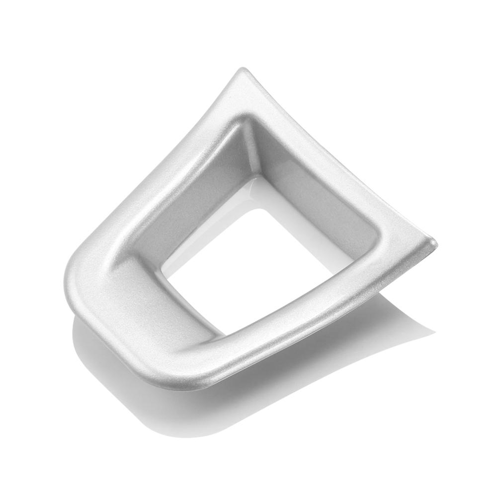 Наклейка на рулевое колесо автомобиля, декоративная накладка для Volkswagen VW Passat B8 Tiguan MK2 Golf 7 7.5 MK7 MK7.5 E-UP Аксессуары серебряный