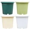 Lightweight Household Plant Holders Resin Flowerpot with Drainage Holes And Saucer, Breathable Pot for Indoor Outdoor Thickened Edge Decorative