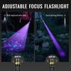 DARKBEAM Blacklight UV Flashlight 365nm 395nm Powerful UV Light LED Ultraviolet Light Anisakis Lighter Rechargeable & USB-C