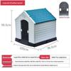 Xinding Rainproof & Windproof Outdoor Plastic Dog Kennel - Winter Dog House for Medium to Large Dogs