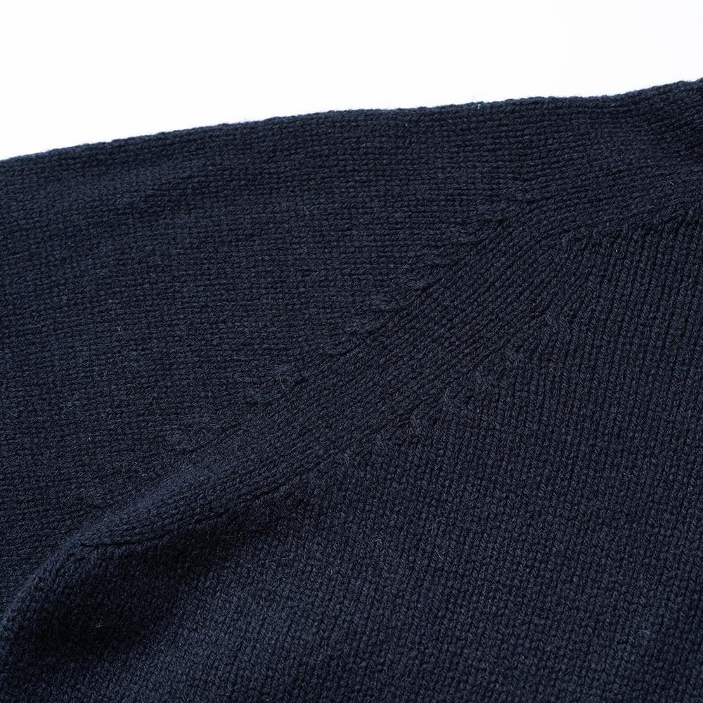 EDWARDMAX Royal Navy Submariner 100% Wool Turtleneck Navy