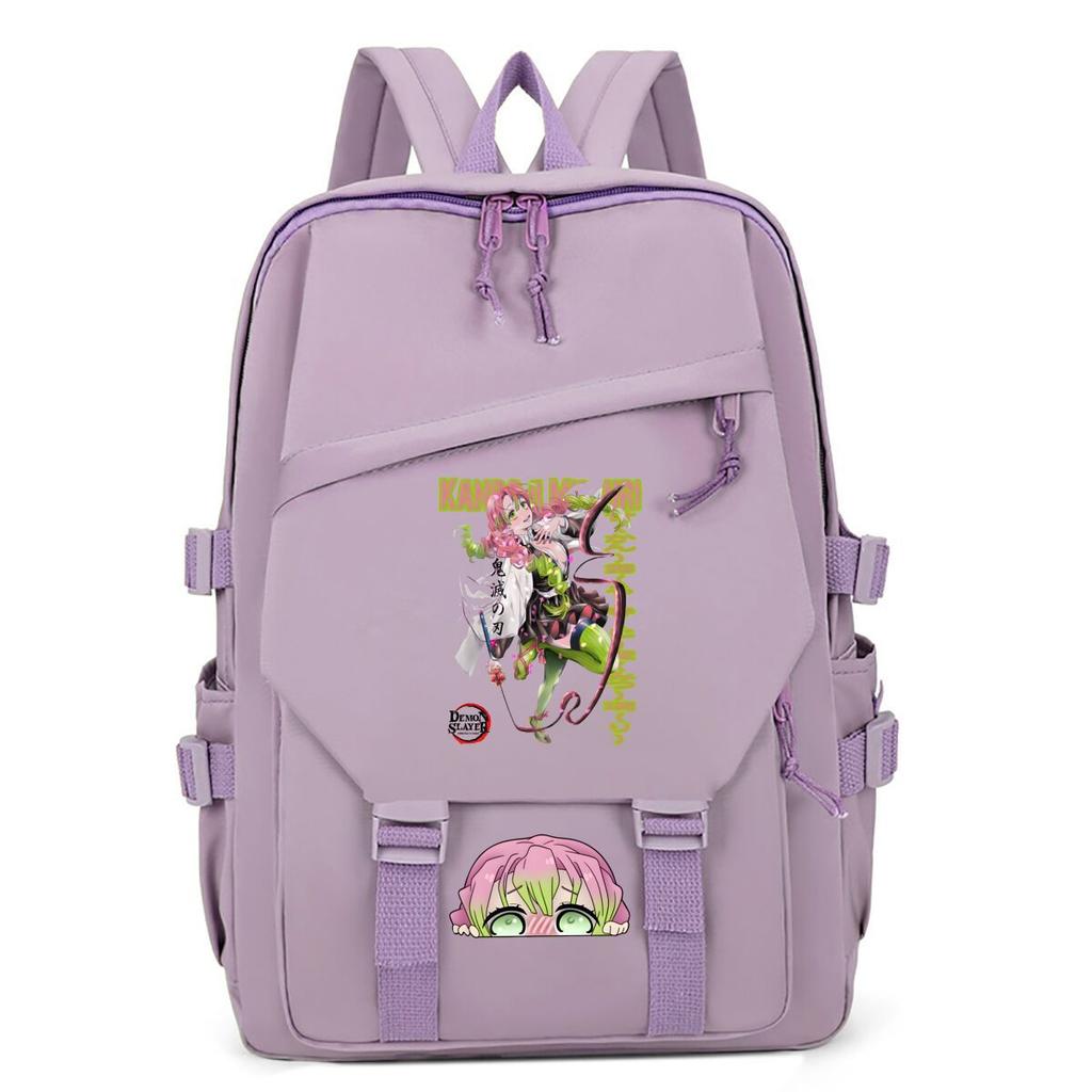 Large Capacity Schoolbag with Shoulder Strap; Student Three-piece Pencil Case Set