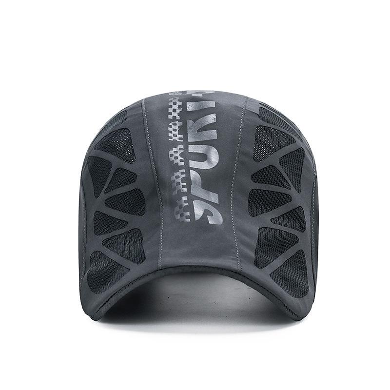Summer Men's Quick-Dry Breathable Mesh Sports Cap with Sunshade and Sun Protection