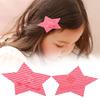 12pcs Star Shape Hair Sticker Fixed Hair Bang Clip Hair Paste Hair Accessories