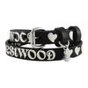 Nana Heart Pattern Necklace Women Necklace Black White 6303003V-02P739