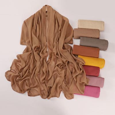 Soft Wide Edge Thin Modal Single Color Cotton Breathable Scarf Shawl Large Size 85 * 180CM