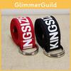 Fashionable Letter Printed Double Buckle Design Women Canvas Belt For Casual Fashion
