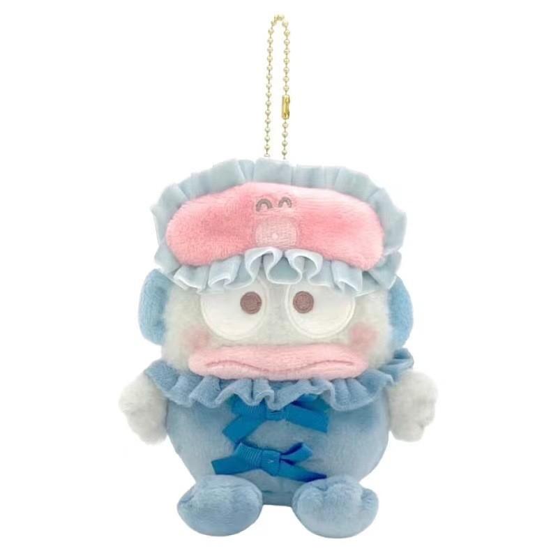 Cute Japanese Style Sanrio Friends Plush Keychain Sleep Mask Featuring Kuromi Others