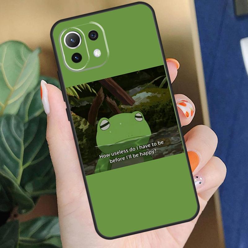 Green Aesthetic Case For Xiaomi 15 14 Ultra 13T 14T 15T Pro 17 Pro Max POCO F8 F7 F5 F6 X5 X6 X7 Pro Coque