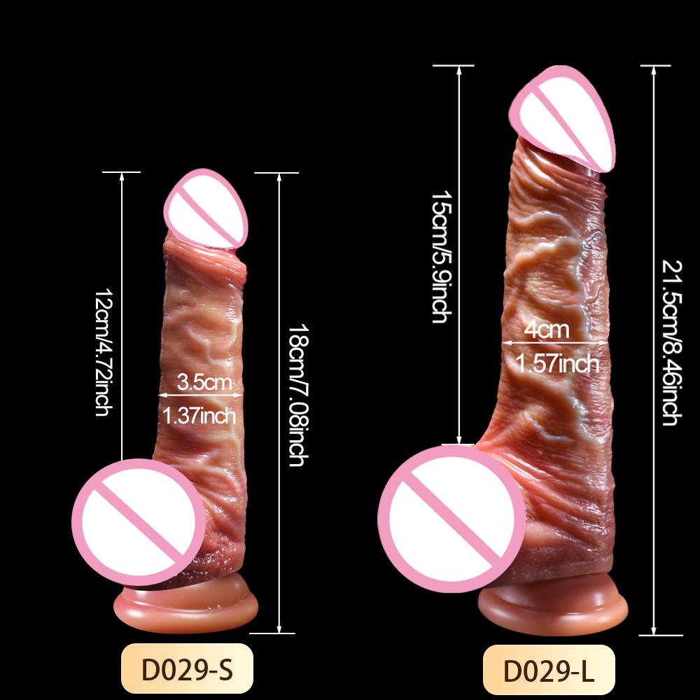 Wearable Realistic Strapon Dildo Skin Testicles Sliding Anal Vagina Sexy Adult Masturbation Big Penis For Women Sex Toys Dildos