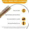 Rust Removal Copper Wire Pipe Brush Dust Removal Wire Brush Durable Copper Wire Brush