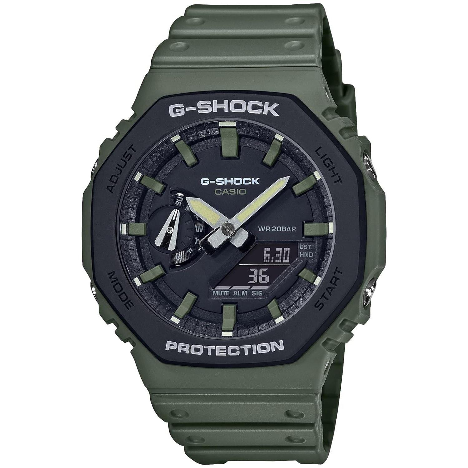 Casio G-Shock wristwatch Utility Color Carbon Core Guard Structure GA-2110SU-3AJF Mens Green