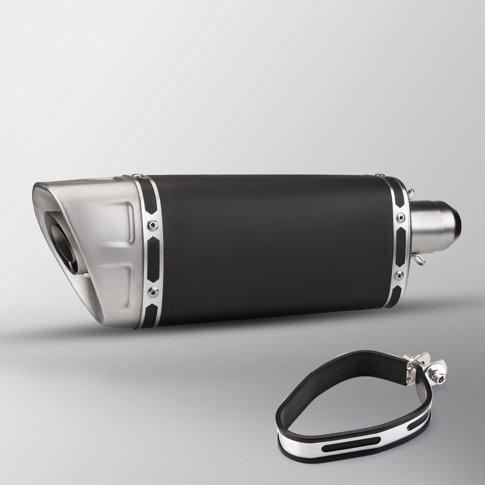 Motorcycle carbon fiber exhaust pipe tail connection integrated exhaust pipe FOR 51MM MT09 FZ09 MT07 GSX250 M11 muffler with db