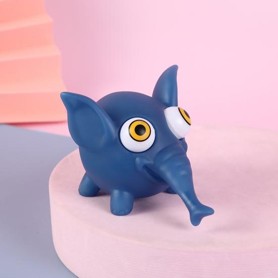 Popping Eyes Animal Squeeze Toy, Stress Relief Cartoon Animal Sensory Toy, Focus Aid Hand Relaxation Fidget Toy, Party Favors