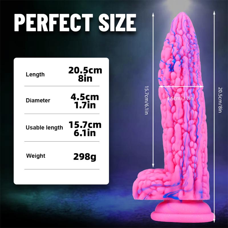 Female Bitter Gourd Silicone Simulation Dildo Masturbation Device for Men and Women Anal Expansion Anus Adult Products