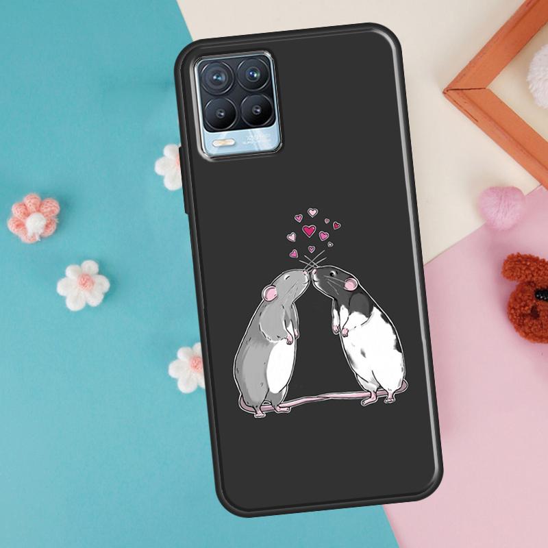 Mouse Rat For OnePlus 11 10 Pro 10T Nord CE 2 Lite Realme C55 C35 C33 C31 C30 C21Y GT Neo 5 3 2T Case