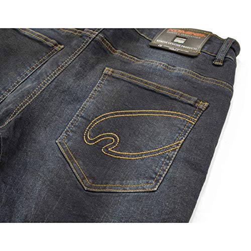 KOMINE Motorcycle Protective Jeans WJ-749, All-Season Protector, CE Certified, 07-749, Black, Size L