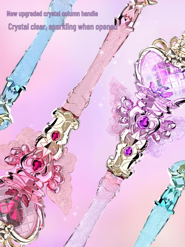Enchanted Fairy Wand: Dreamy Luminous Scepter for Girls - Elsa Princess Lightsaber