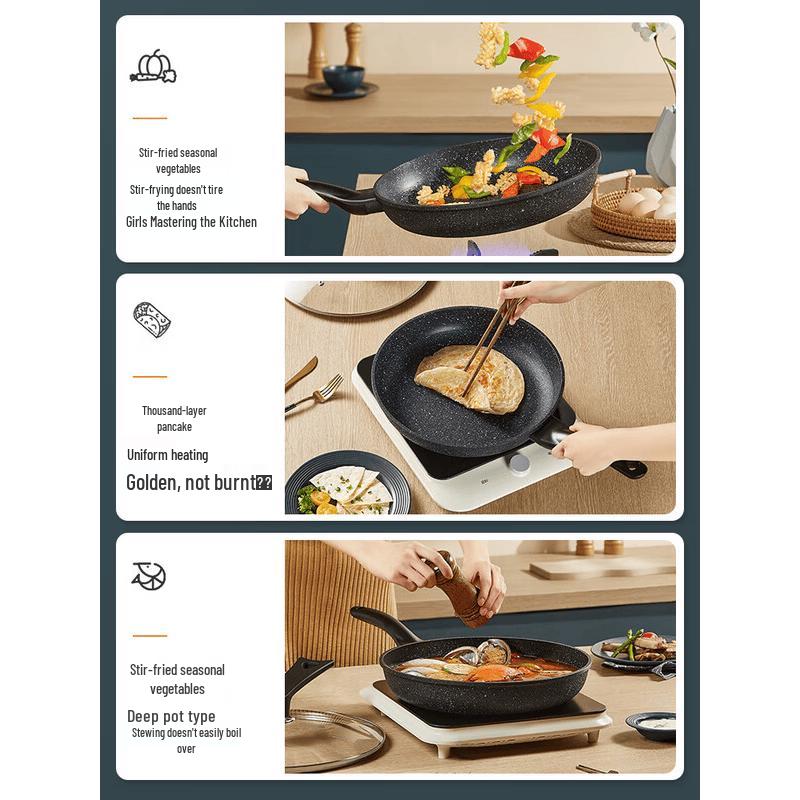Cooker King 24cm Maifan Stone Style Non-stick Frying Pan
