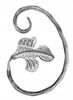 Hammered Spiral Element Forged Elements 10.238 12x6 H220xl130