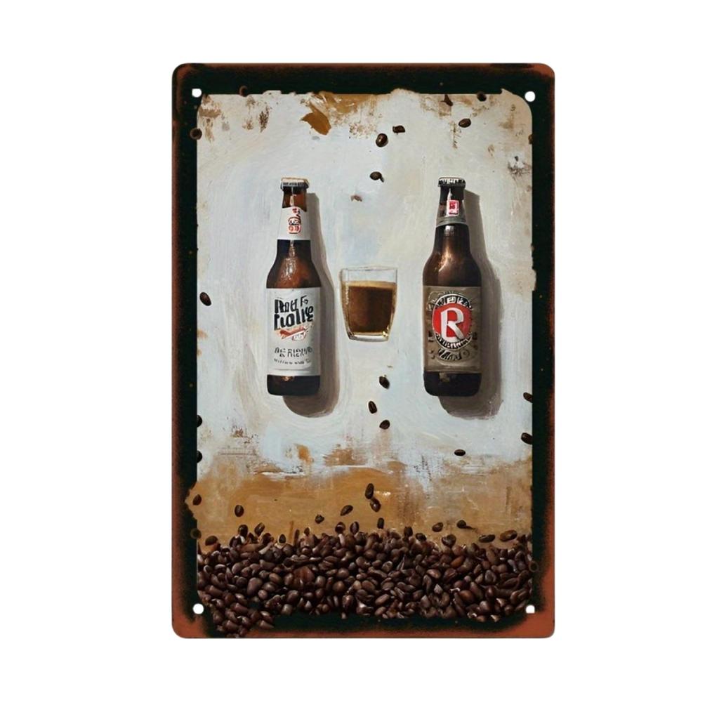 2D Metal Tin Sign Vintage BBQ ZONE Beer Posters Plaque Decorative Plates for Garage Club Man Cave Bar Home Cafe Wall Decor