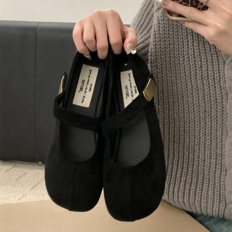 2025 NEW Leopard Print Suede Shoes for Women Fashion Casual and Comfortable Shallow Mouth Soft Sole Single Shoe