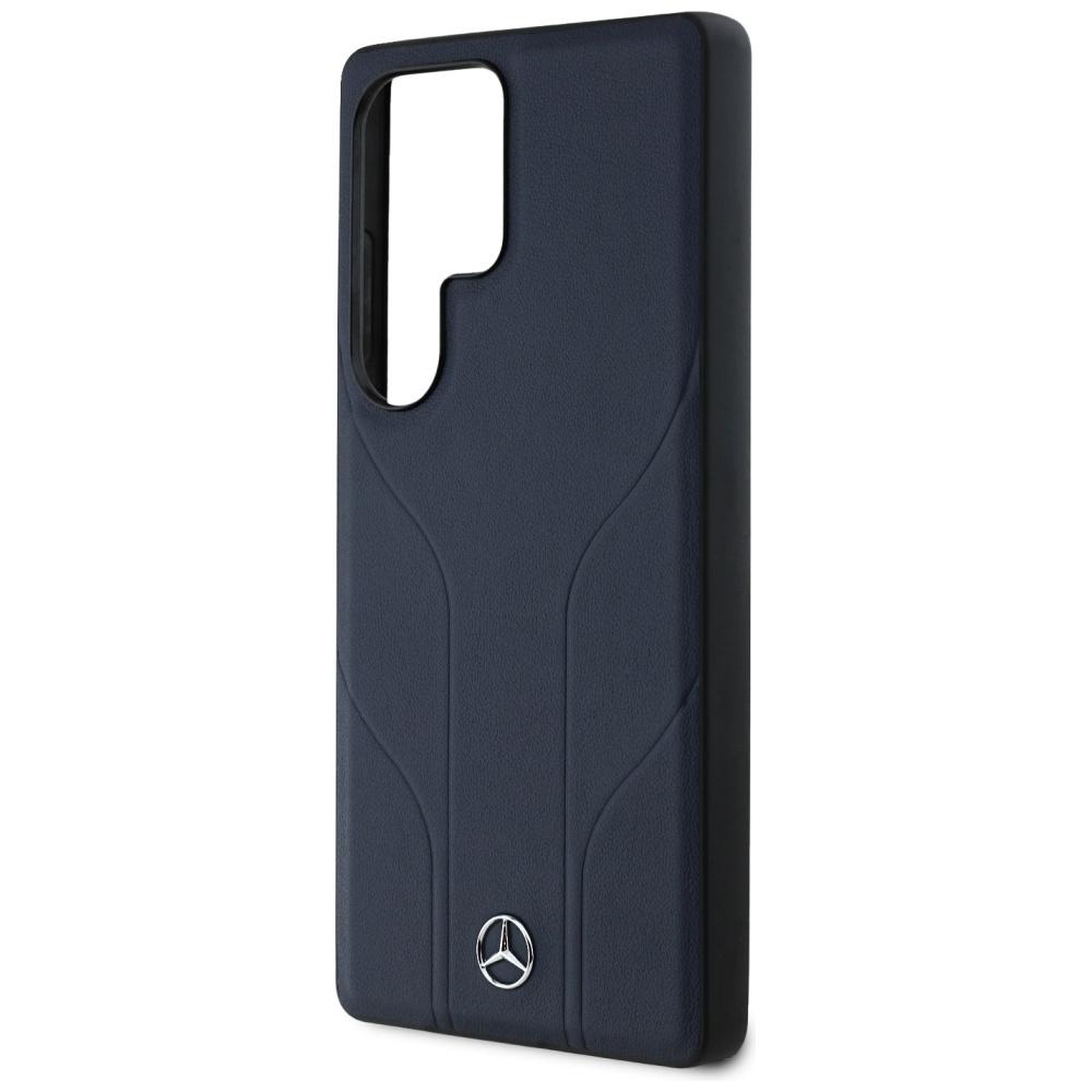 Etui Do Samsung Galaxy S25 Ultra Mercedes MagSafe Skóra Czarne