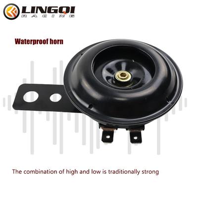 LINGQI RACING Motorcycle 12V Waterproof Horn Loud Speaker Warning Voice Horns For Pit Dirt Bike Motocross Accessories